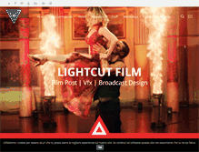 Tablet Screenshot of lightcutfilm.com